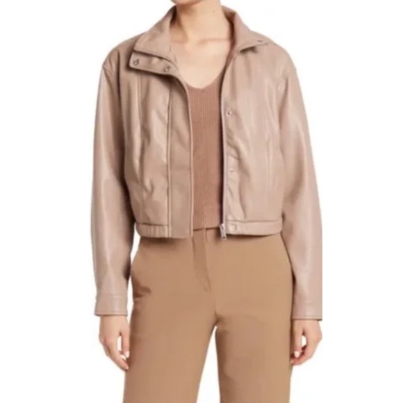 Sebby Jackets & Blazers - Sebby Faux Leather Jacket